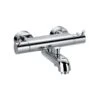 Flova Levo Wall Mounted Thermostatic Exposed Bath Shower Mixer