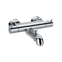 Flova Levo Wall Mounted Thermostatic Exposed Bath Shower Mixer