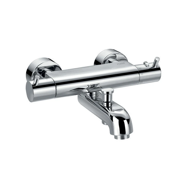 Flova Levo Wall Mounted Thermostatic Exposed Bath Shower Mixer 3 Flova Levo Wall Mounted Thermostatic Exposed Bath Shower Mixer