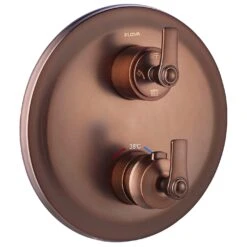 Flova Liberty Slim Single Outlet Shower Trim Kit Only Bronze