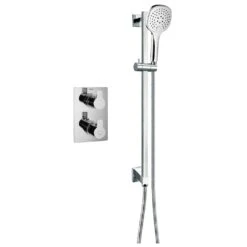 Flova Spring Thermostatic 1 Outlet Shower Valve With Slide Rail Kit