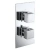 Frontline Aquaflow Italia Cube Twin Concealed Thermostatic Shower Valve