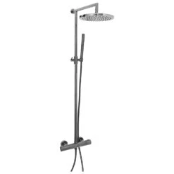 Frontline Aquaflow Sleek Shower Column Matt Rhodium
