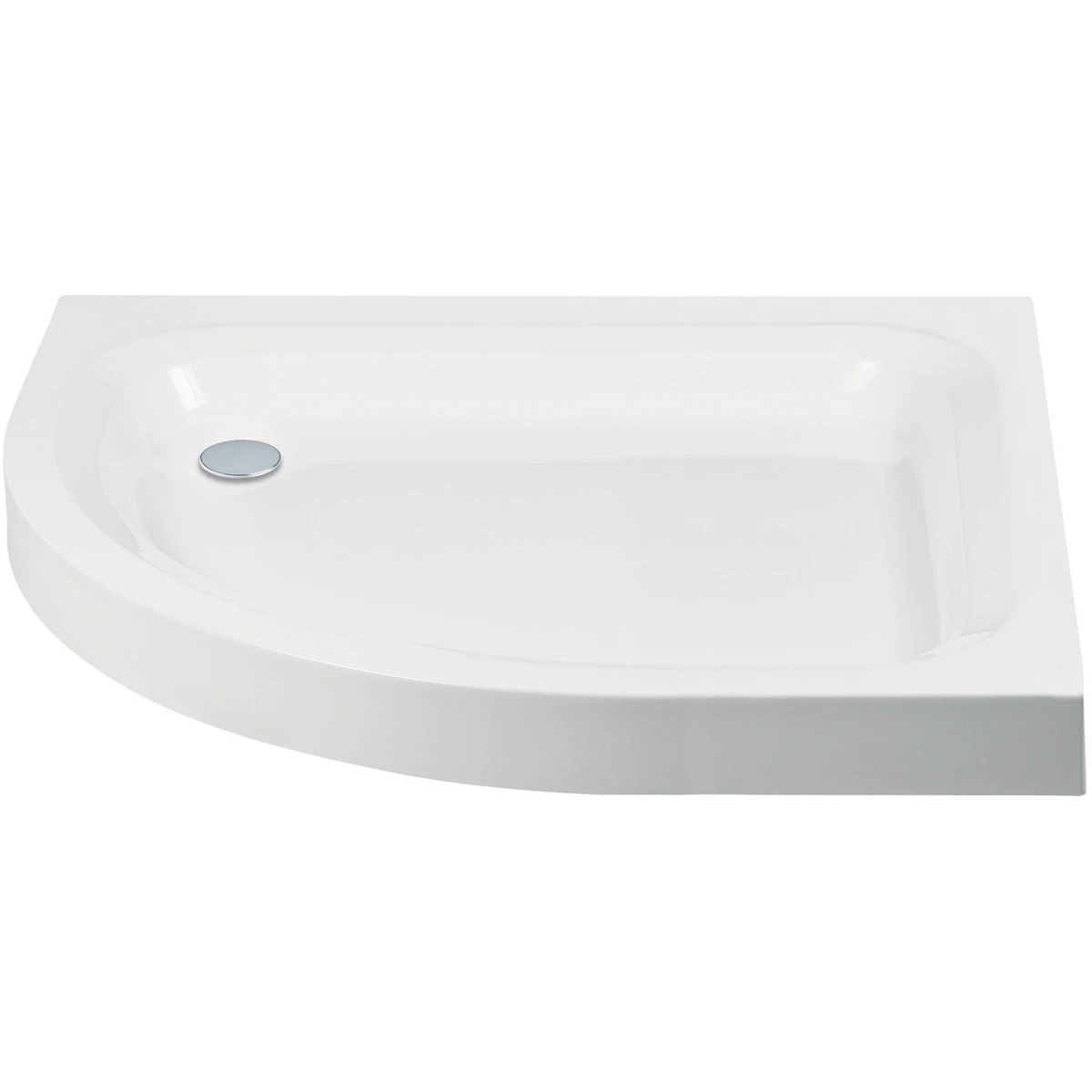 Frontline Aquaglass 1200x800mm Quadrant LH Shower Tray 3 Frontline Aquaglass 1200x800mm Quadrant LH Shower Tray