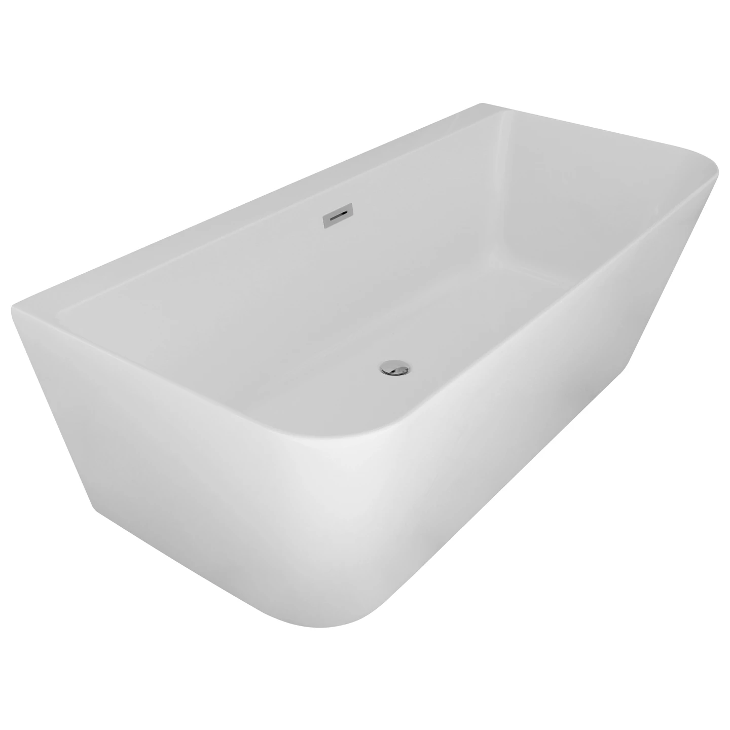 Frontline Aqua Mono 1700x800mm Luxury Freestanding Back To Wall Bath 3 Frontline Aqua Mono 1700x800mm Luxury Freestanding Back To Wall Bath