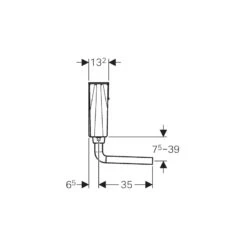 Geberit Low Height Furniture Cistern With Pneumatic Flush 7 Geberit Low Height Furniture Cistern With Pneumatic Flush -Home Furnishings geberit 109721001 3