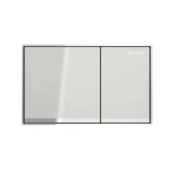 Geberit Omega60 Dual Flush Plate Surface-Even Sand Grey/Mirrored/Chrome