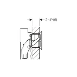 Geberit Flush Plate Sigma40 With Odour Extraction, White Glass -Home Furnishings geberit 115600si1 4