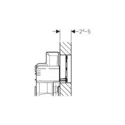 Geberit Sigma60 Dual Flush Plate Umber Glass -Home Furnishings geberit 115640sq1 3
