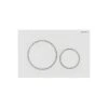 Geberit Sigma 20 Dual Flush Plate Matt White/White Easy To Clean -Home Furnishings geberit 115882011