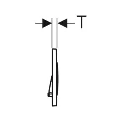 Geberit Sigma 20 Dual Flush Plate Matt White/White Easy To Clean -Home Furnishings geberit 115882011 4