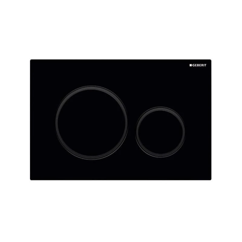 Geberit Sigma 20 Dual Flush Plate Black 3 Geberit Sigma 20 Dual Flush Plate Black