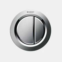 Geberit Dual Flush Button Gloss Chrome Type 01 For Cistern 8cm