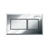 Geberit Sigma 8cm Plastic Dual Flush Plate Gloss/Matt Chrome -Home Furnishings geberit 116053ka1
