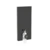 Geberit Monolith For Floor-Standing WC 114cm Black Glass/Black Chrome -Home Furnishings geberit 131033sj6