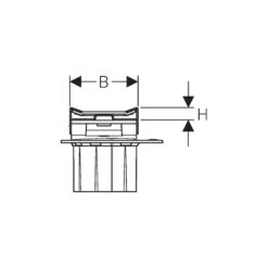 Geberit Shower Channel CleanLine20 130cm Dark/Brushed Metal -Home Furnishings geberit 154451001 3