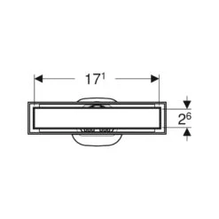 Geberit CleanLine Shower Channel Tile-Bearing 9 Geberit CleanLine Shower Channel Tile-Bearing -Home Furnishings geberit 154455001 3