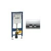 Geberit Duofix 112cm WC Frame With Delta50 Flush Plate 2 Geberit Duofix 112cm WC Frame With Delta50 Flush Plate -Home Furnishings geberit 458119211