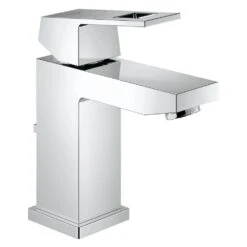 Grohe Eurocube Basin Mixer With Pop-Up Waste 1/2″ Small 23127