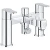 Grohe BauEdge Bath Shower Mixer 25217 Chrome -Home Furnishings grohe 25217000