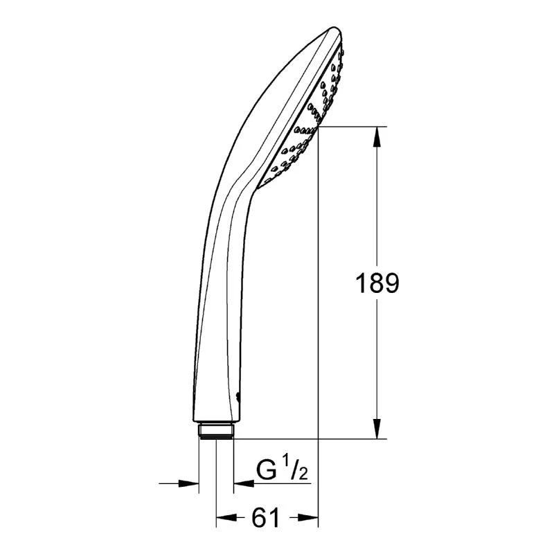 Grohe Euphoria 110 Mono Hand Shower 1 Spray 27224 4 Grohe Euphoria 110 Mono Hand Shower 1 Spray 27224 - Image 2