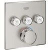 Grohe Smartcontrol Thermostat Trim With 3 Valves 29126 Supersteel 1 Grohe Smartcontrol Thermostat Trim With 3 Valves 29126 Supersteel -Home Furnishings grohe 29126dc0