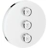 Grohe Smartcontrol Triple Volume Control Trim 29152 Moon White -Home Furnishings grohe 29152ls0