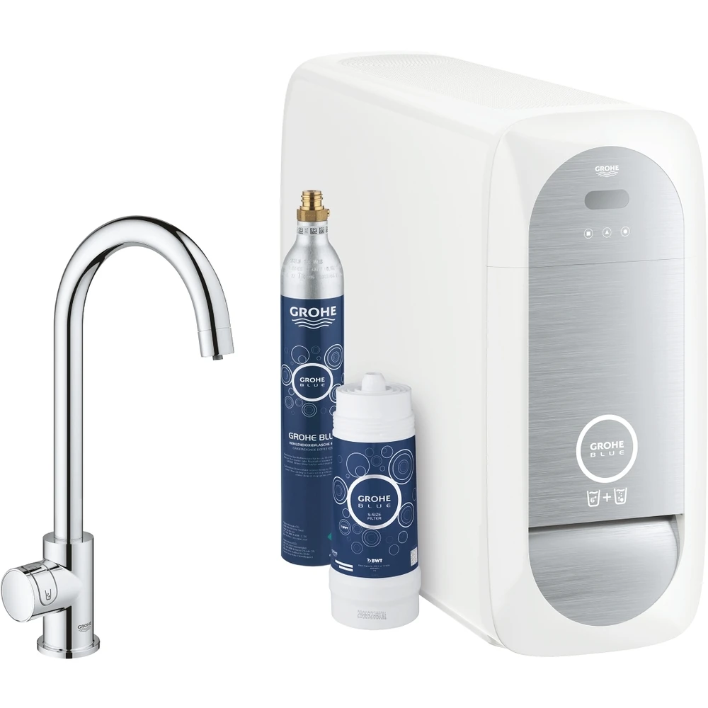 Grohe Blue Home Mono Starter Kit C-Spout 31498 3 Grohe Blue Home Mono Starter Kit C-Spout 31498