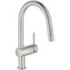 Grohe Minta Sink Mixer 32321 Supersteel -Home Furnishings grohe 32321dc2