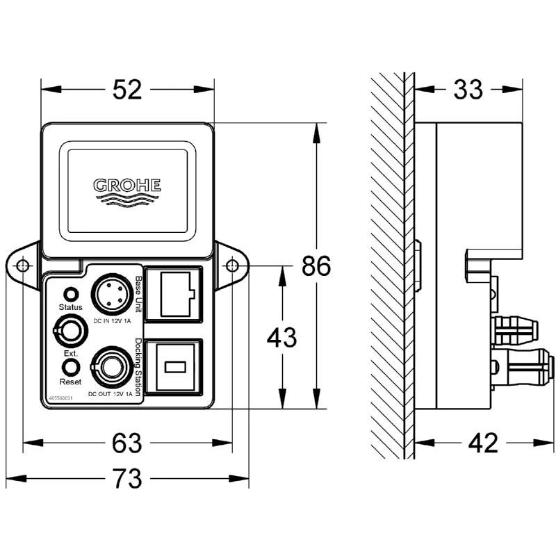 Grohe F-Digital Deluxe Bluetooth Unit BT-01A 36371 4 Grohe F-Digital Deluxe Bluetooth Unit BT-01A 36371 - Image 2