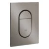 Grohe Arena Cosmopolitan S Dual Flush Plate 37624 Brushed Graphite -Home Furnishings grohe 37624al0