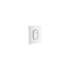 Grohe Arena Cosmopolitan WC Wall Plate 38844 Alpine White 2 Grohe Arena Cosmopolitan WC Wall Plate 38844 Alpine White -Home Furnishings grohe 38844sh0