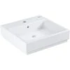 Grohe Cube Ceramic 50cm Wall Hung Wash Basin 39474 PureGuard 1 Grohe Cube Ceramic 50cm Wall Hung Wash Basin 39474 PureGuard -Home Furnishings grohe 3947400h