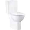 Grohe Bau Ceramic Close Coupled Toilet Pack With Soft Close Seat 39496