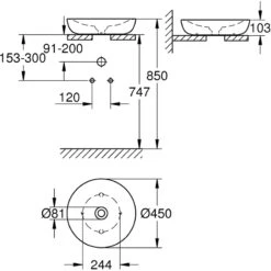 Grohe Essence 45cm Vessel Basin 39609 PureGuard 5 Grohe Essence 45cm Vessel Basin 39609 PureGuard -Home Furnishings grohe 3960900h 2