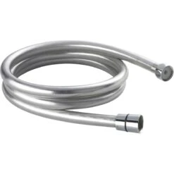 Hudson Reed Smooth Silver Flex Shower Hose
