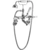 Hudson Reed White Topaz Lever Wall Bath Shower Mixer Hex 1 Hudson Reed White Topaz Lever Wall Bath Shower Mixer Hex -Home Furnishings hudson reed bc304hlwm