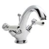Hudson Reed White Topaz Lever Mono Basin Mixer Dome -Home Furnishings hudson reed bc305dl