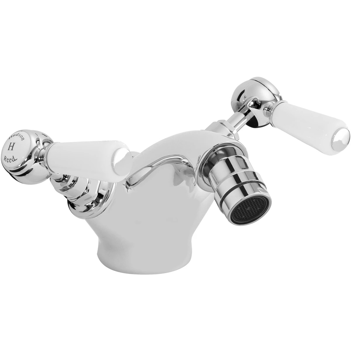 Hudson Reed White Topaz Lever Bidet Tap Hex 3 Hudson Reed White Topaz Lever Bidet Tap Hex
