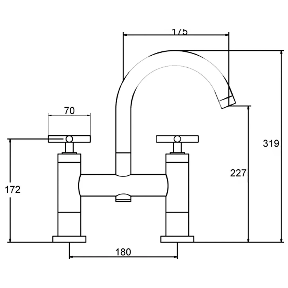 Hudson Reed Tec Crosshead Bath Filler 4 Hudson Reed Tec Crosshead Bath Filler - Image 2