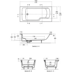 Ideal Standard Concept Freedom 800mm End Bath Panel E1097 -Home Furnishings ideal standard e109701 2