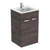 Ideal Standard Tempo 500mm Floor Vanity Basin Unit E1102 Lava Grey -Home Furnishings ideal standard e1102lg