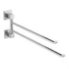 Ideal Standard IOM Square Double Towel Bar E2200 -Home Furnishings ideal standard e2200aa