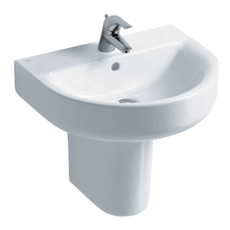 Ideal Standard Concept Arc 55cm Washbasin 1 Taphole E7852 3 Ideal Standard Concept Arc 55cm Washbasin 1 Taphole E7852
