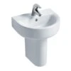 Ideal Standard Concept Arc 45cm Handrinse Washbasin 1 Taphole -Home Furnishings ideal standard e796601