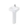 Ideal Standard Concept Cube 400mm 1 Taphole Basin & Full Pedestal -Home Furnishings ideal standard e803101 e783801