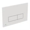 Ideal Standard Oleas P2 Pneumatic Dual Flush Plate White 2 Ideal Standard Oleas P2 Pneumatic Dual Flush Plate White -Home Furnishings ideal standard r0119ac