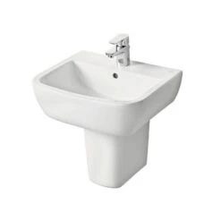 Ideal Standard Tempo 500mm 1 Taphole Basin & Semi Pedestal