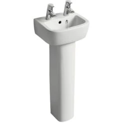 Ideal Standard Tempo 35cm Handrinse Basin 2 Tapholes T0596