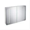 Ideal Standard 100cm Mirror Cabinet With Bottom & Front Light -Home Furnishings ideal standard t3389al